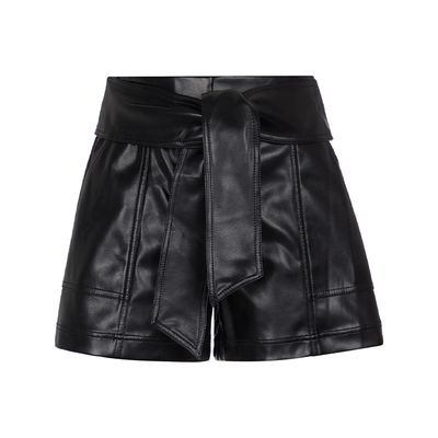 Mari Faux Leather Shorts from Jonathan Simkhai