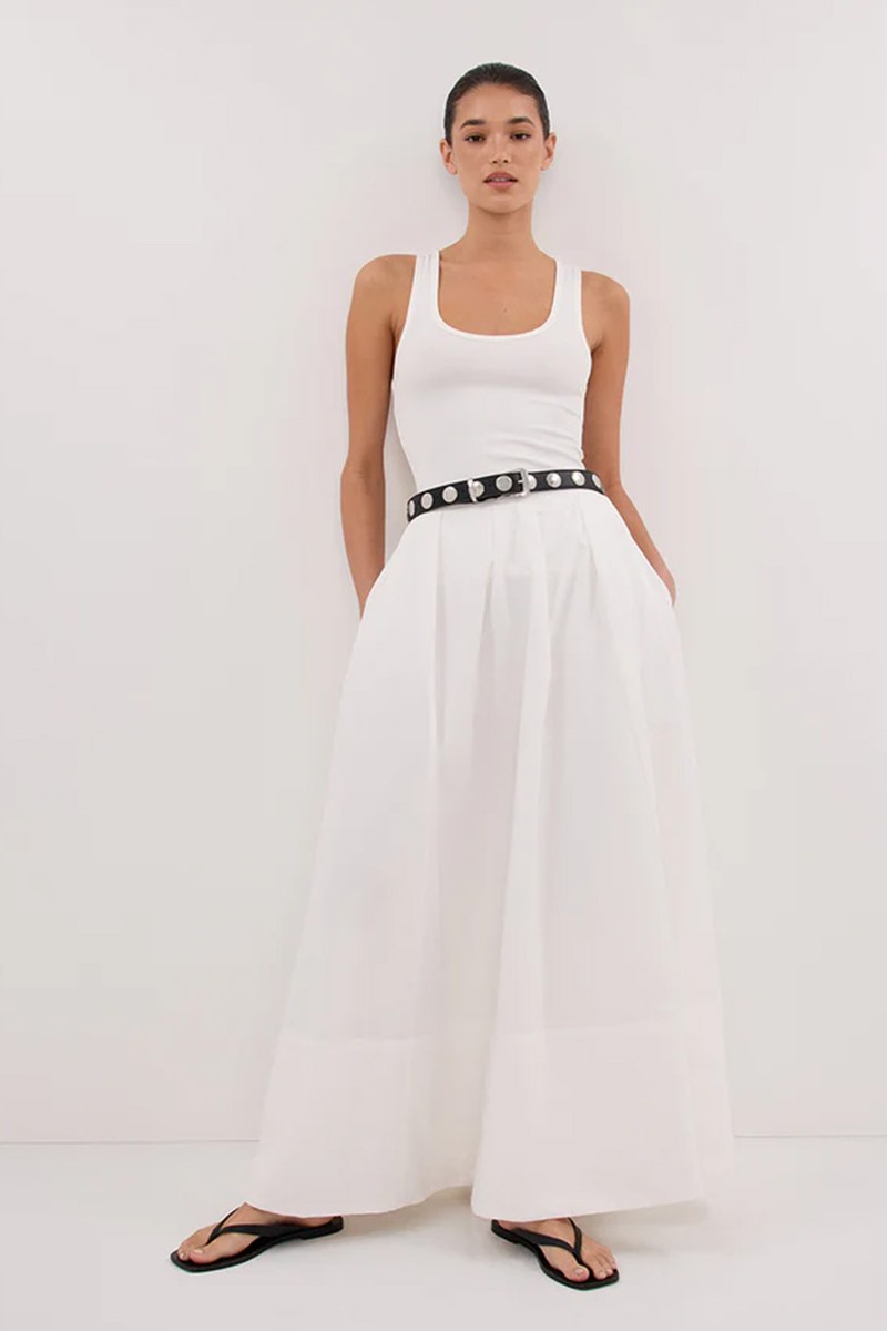 Conagh Poplin Midi Skirt from DISSH