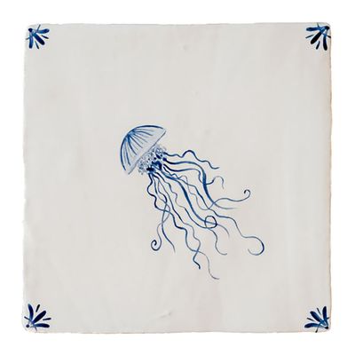 Cornish Delft Jellyfish