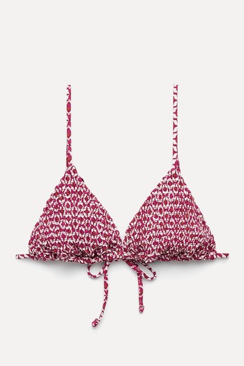 Smock Stamp Print Triangle Bikini from OYSHO