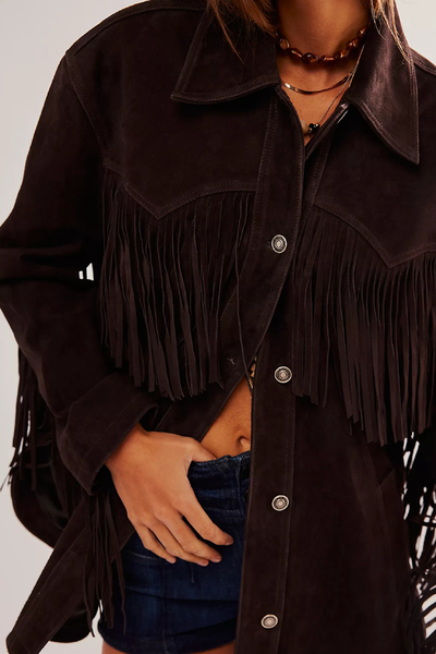 Fringe Out Suede Jacket from Free People