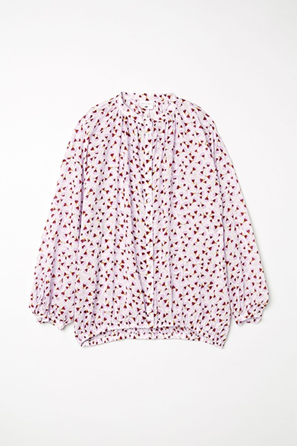 Patterned Lyocell Blouse from H & M