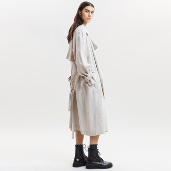 Linen Trench Coat, €595 | Frankie Shop