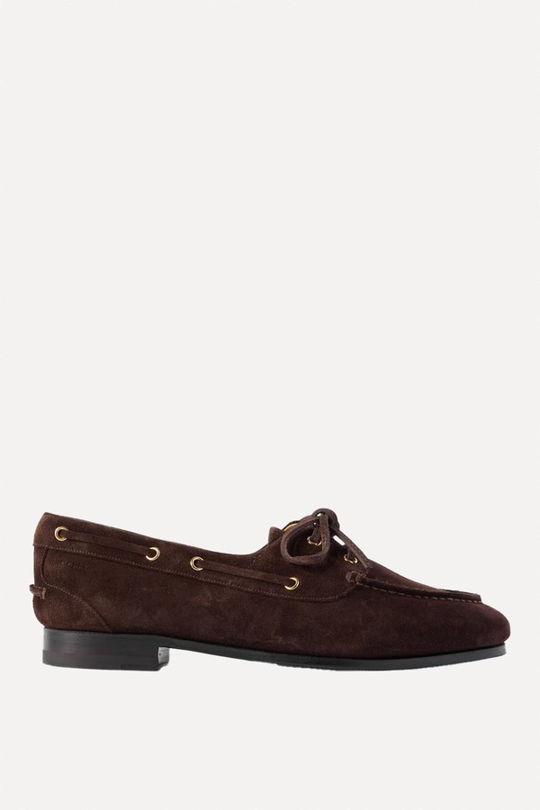 Pathy Suede Boat Shoes from BALLY