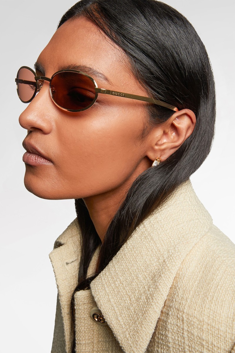 Rodeo Drive Oval Sunglasses from Gucci