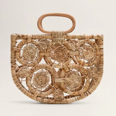 Handmade Raffia Bag from Mango