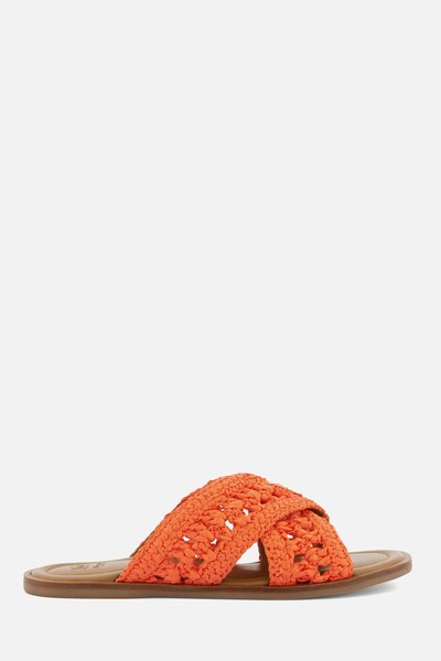 Level Crochet Flat Sandals  from Dune 