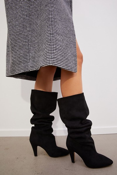 Knee-High Heeled Boots