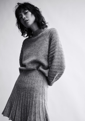 Sweater With Puff Sleeves