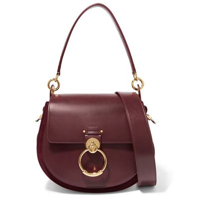 Tess Leather & Suede Shoulder Bag from Chloé