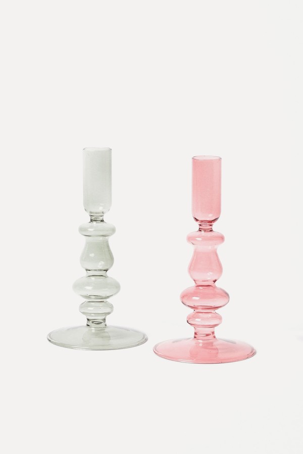 Set of 2 Hazel Candlestick Holders from Oliver Bonas