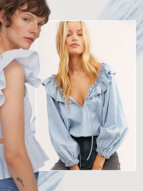 12 Pretty Blue Tops To Buy Now