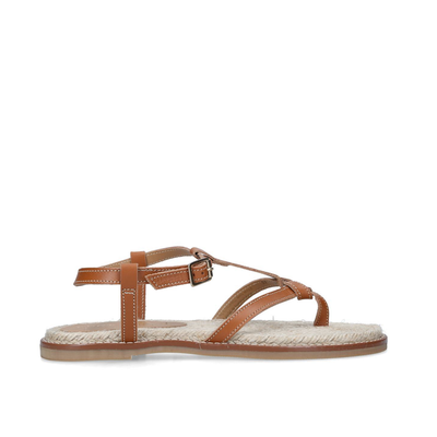 Ovee Tan Leather Flat Sandals from Kurt Geiger London