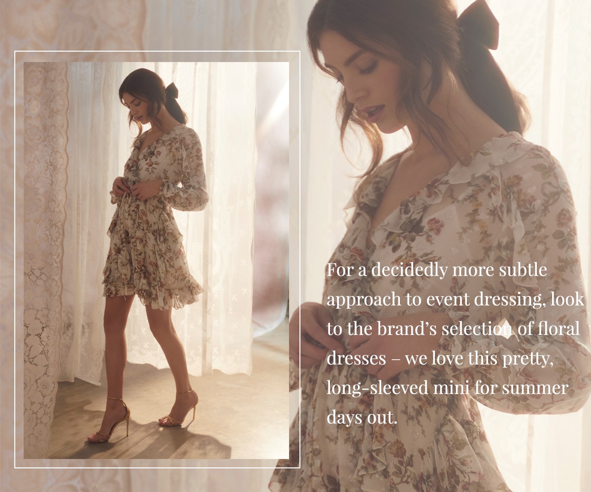 Garland Petal Wrap Dress | £250