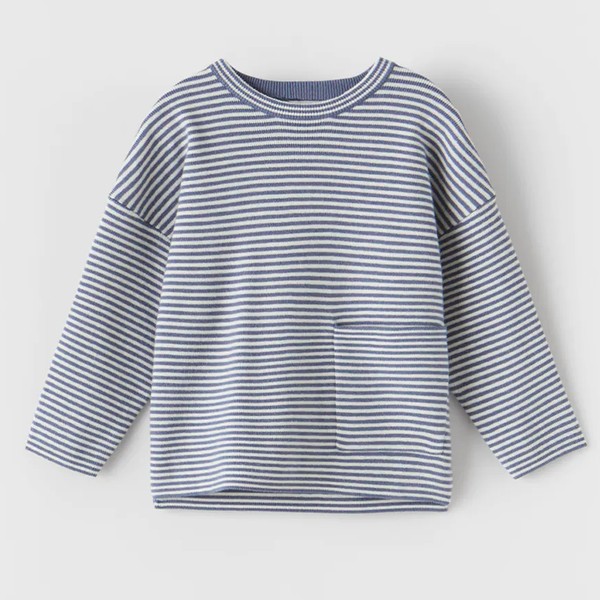 Striped Knit Sweater 