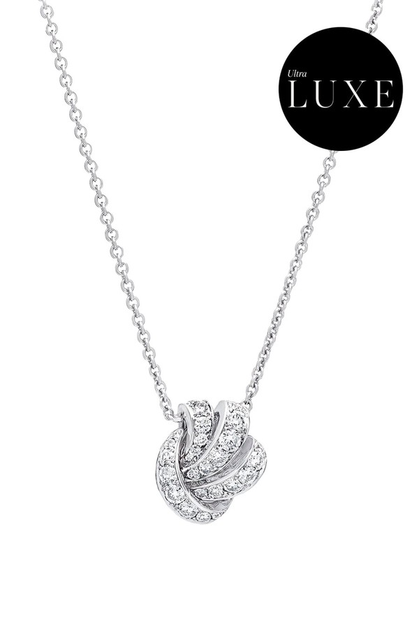 Tilda’s Bow Pavé Diamond Pendant from Graff