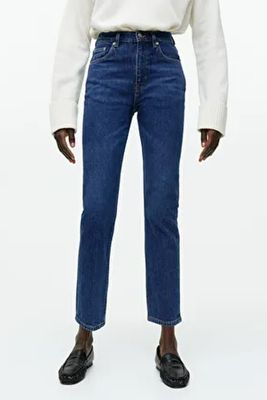 Regular Cropped Stretched Jeans from Arket