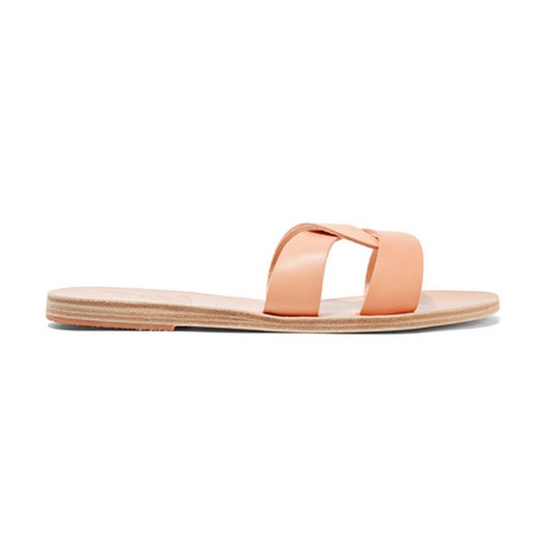 Cutout Leather Slides from Ancient Greek Sandals