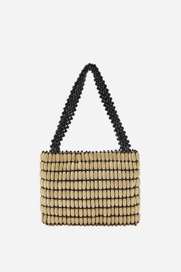 Wooden Bead Mini Bag