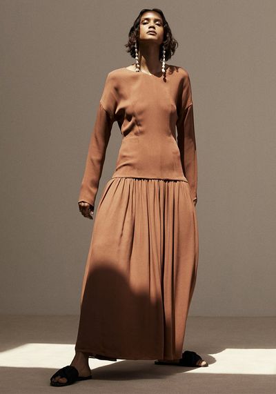 Etienne Silk Midi Dress