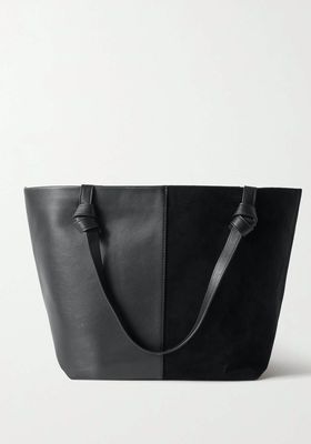 Ida Suede and Leather Tote from Staud