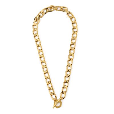 Chunky Hexagon T-Bar Necklace from Orelia