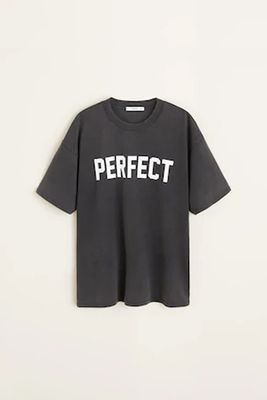 Printed Message Tee from Mango