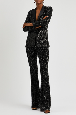Lara Sequin-Embellished Trousers from Alice & Olivia
