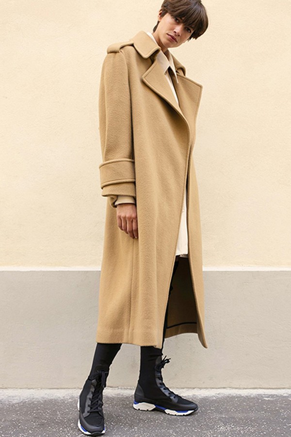 Wool Trench Coat from The Frankie Shop