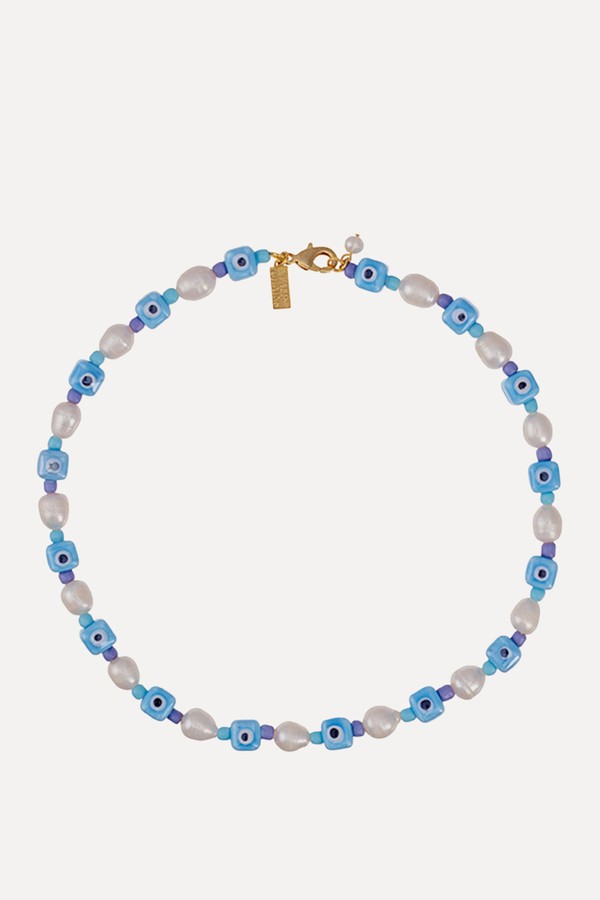 Eye Spy Pearl Necklace from Talis Chains
