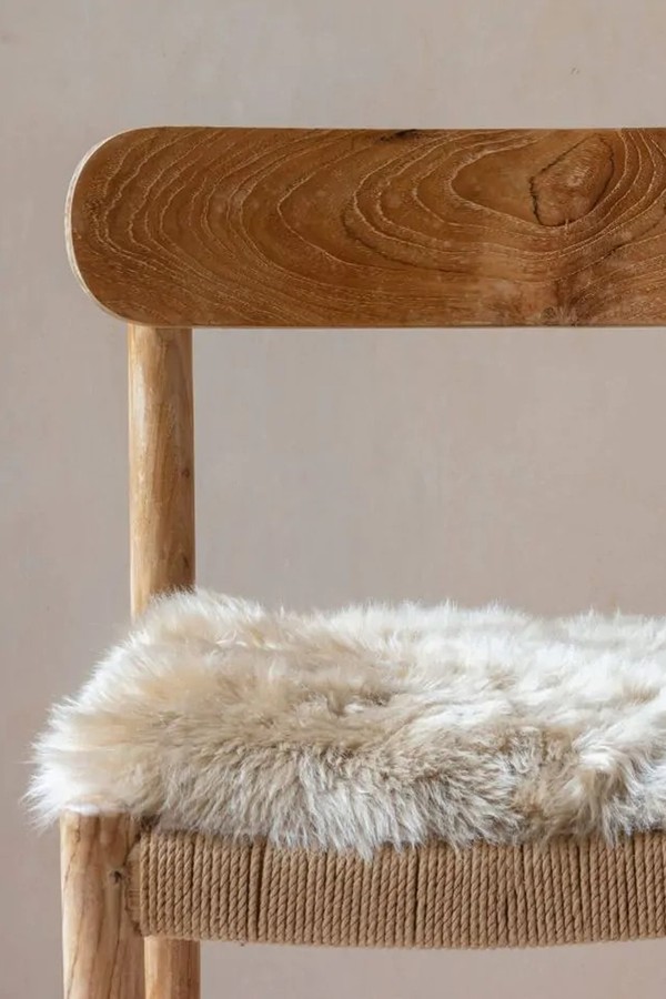 Square Butterscotch Sheepskin Seat Par from Graham & Green