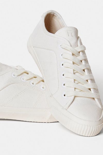 Organic Cotton Lace Up Trainers