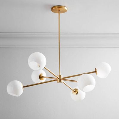 Staggered Glass 6-Light Chandelier from West Elm