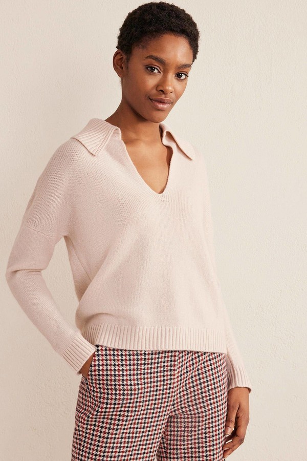 Collared Cashmere Jumper