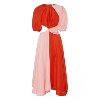 Entwined Two-Tone Dress, £570.06 | Aje