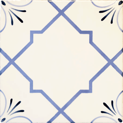 Safran Trellis - Sky from Decorum Tiles