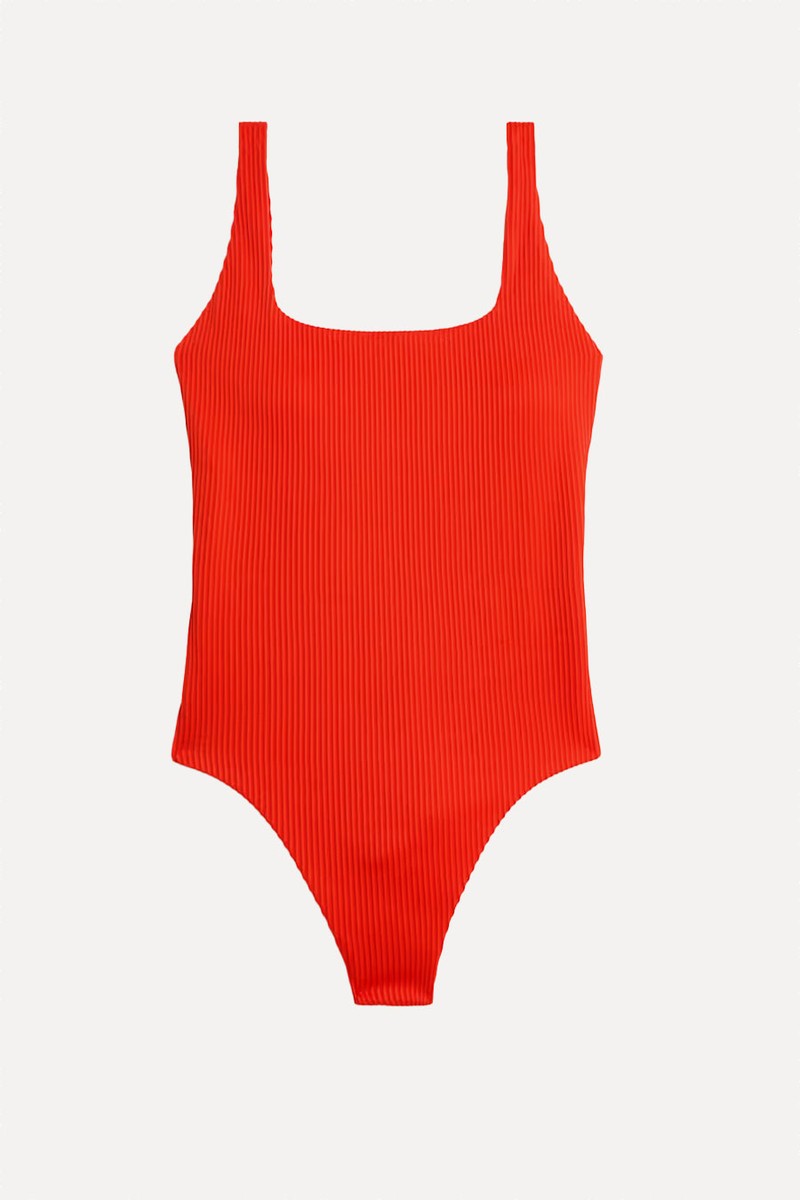 Textured Scoop Neck Swimsuit from Marks & Spencer