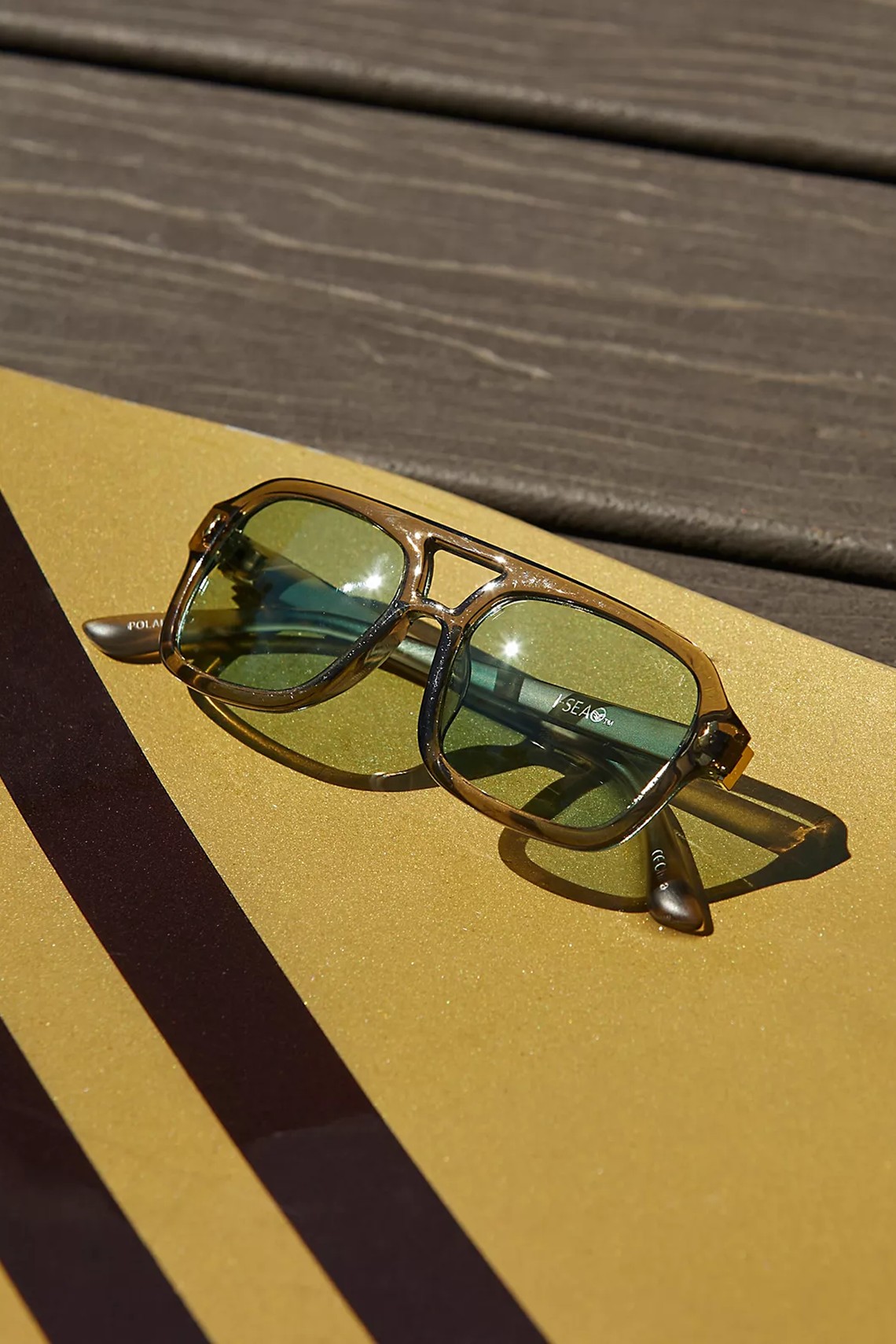 Royal Polarized Aviator Sunglasses from Free People