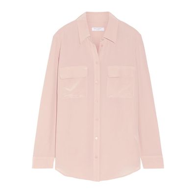 Signature Washed-Silk Shirt from Equipment