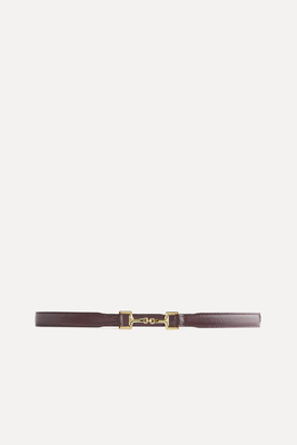 Horsebit Buckle Leather Belt from ARKET