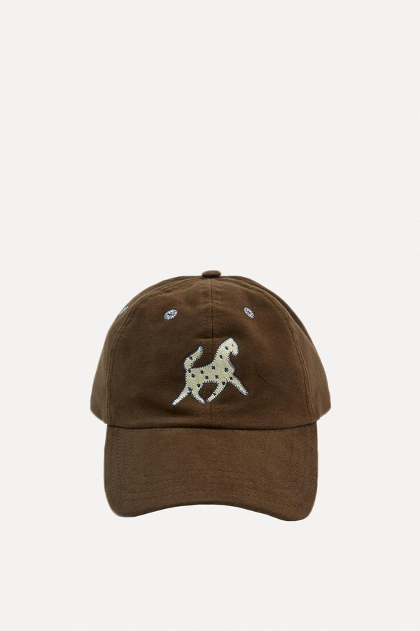 Horse Emblem Moleskin Baseball Cap from Drake's