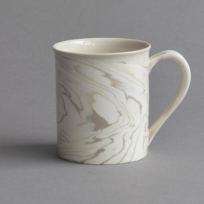 Marbled Tea Mug - Light Brown & White from Nom Living