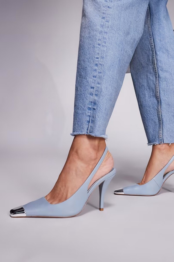Proud Toe Cap Slingback Heels from ASOS DESIGN