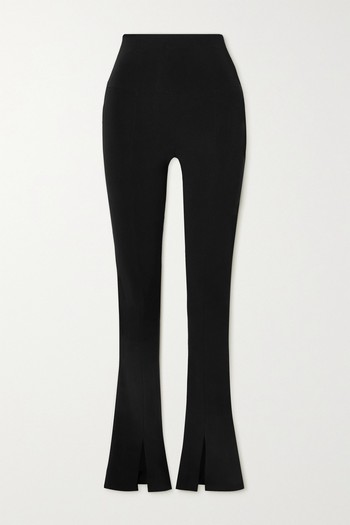 Spat Stretch-Jersey Flared Leggings from Norma Kamali