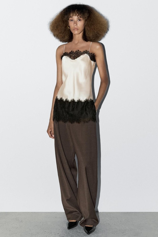 Satin-Effect Camisole Top