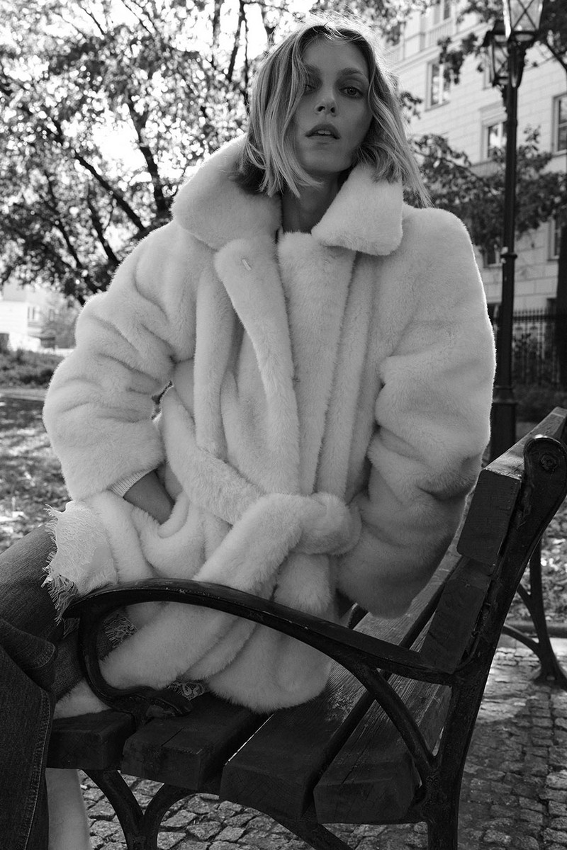 Faux Fur Belted Coat