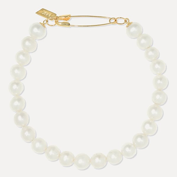Gold Pearl Bracelet from Loren Stewart