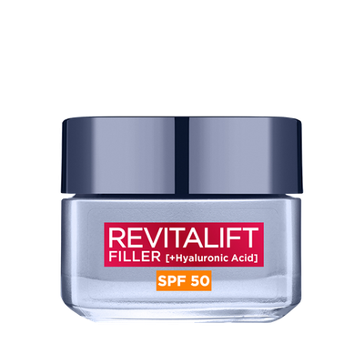 Revitalift Filler + Hyaluronic Acid Anti Ageing Anti-Wrinkle SPF 50 Replumping Day Cream  from L'Oréal Paris