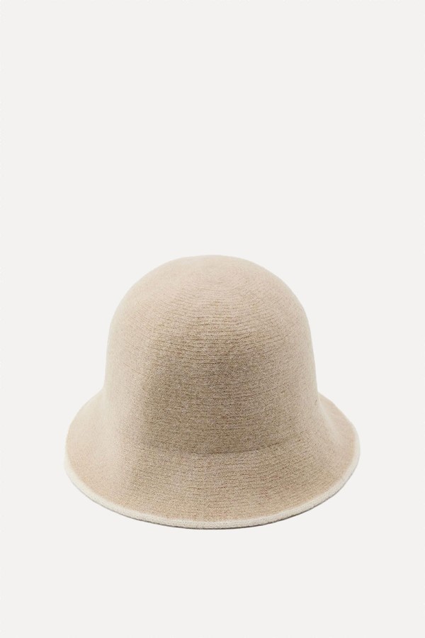 Contrast Wool Beanie from Zara