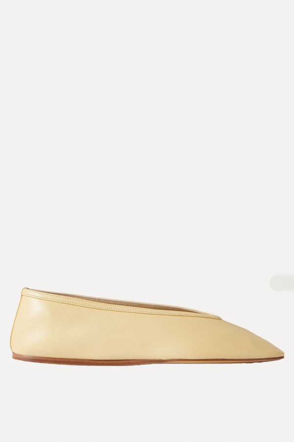 Luna Leather Ballet Flats from LE MONDE BERYL